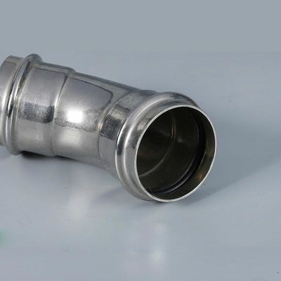 Thép carbon 90 độ Lắp khuỷu tay DN100 Đánh bóng bề mặt Bảo hành 2 năm