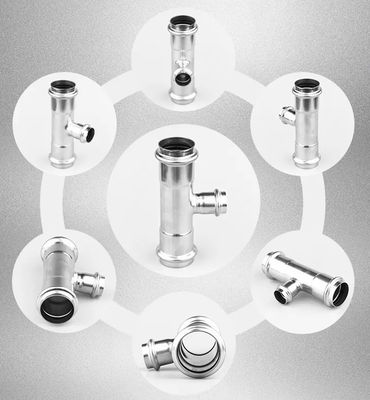Mapress Press Phụ kiện vừa vặn SS304L / SS316L với M Profile Press