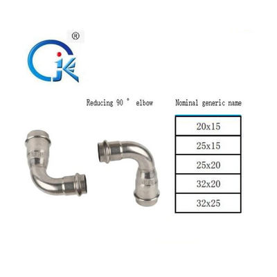SS304L / SS316L Phụ kiện đường ống khuỷu tay 90 độ M Loại V Mẫu miễn phí