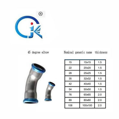 Thép không gỉ 304 Khuỷu tay 90 độ Niken trắng Nam Nữ Đầu nối có ren