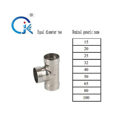 Phụ kiện hệ thống ống nước bằng thép không gỉ 304L, loại M giảm T