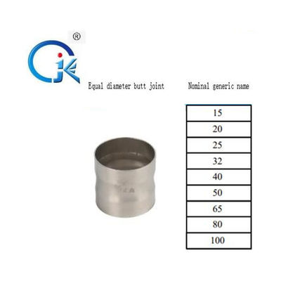 Phụ kiện báo chí hồ sơ DVGW / WRAS M Khớp nối bằng thép không gỉ 1.6MPa