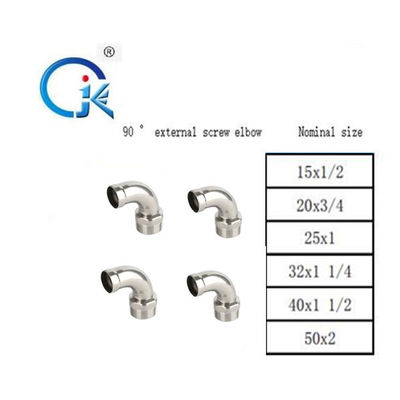 Lắp ống khuỷu tay bằng thép carbon 90 độ Đánh bóng bề mặt Niken trắng