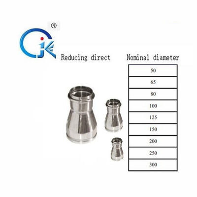 Các phụ kiện có rãnh bằng thép không gỉ mạ kẽm giả mạo DN50 Mẫu miễn phí