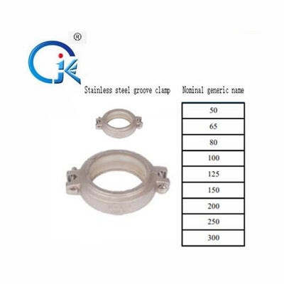 Mặt bích ống OEM 2Mpa Phụ kiện có rãnh bằng thép không gỉ Kẹp hàn 304 SS được rèn