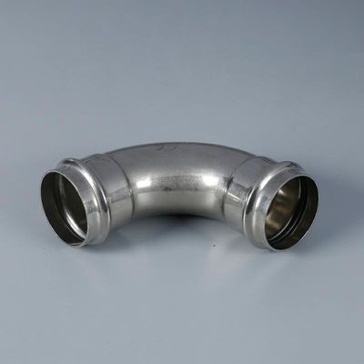 Phụ kiện đường ống có rãnh bằng thép không gỉ DN50-DN300 có xử lý đánh bóng