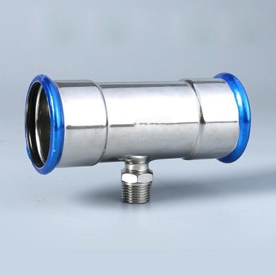 Ổ cắm bằng thép không gỉ Lắp ống DN54 Đánh bóng bề mặt màu trắng niken