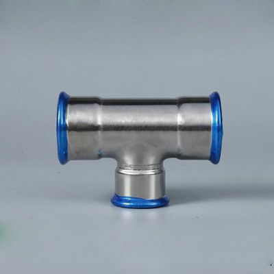 Phụ kiện báo chí hồ sơ giả mạo M DN20 Phụ kiện đường ống dẫn nước màu trắng niken