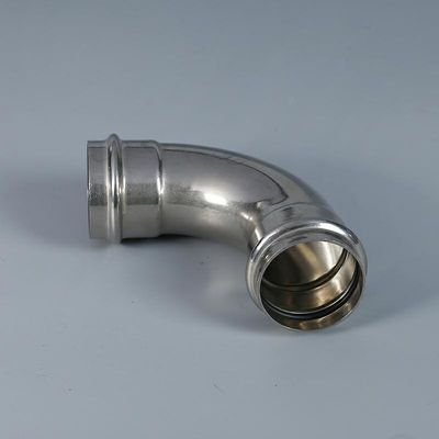 Phụ kiện đường ống rèn niken trắng Đường kính bằng nhau Khuỷu tay 90 độ